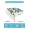 thumbnail image 5 of Quilts Queen Size, Boho Sage Green Floral Soft Comforter Bedding Set for Bed, Farmhouse Botanical Vintage Paisley Flower Lightweight Quilted Bedspread with Pillow Cover(2 Pieces), 90x96 Inch, 5 of 6