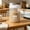C, variant on Cereal Storage Containers Sets,BPA Free with Pouring Spout Airtight Food Storage Dispenser with lids For Rice Flour Pasta Grain, Pet Food Storage Container