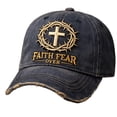 thumbnail image 2 of WKSCLPAI Art Print Casual Hat, True Light Faith Vintage Baseball Hat, Men Women Casual Golf Hats for Outdoor Activities, Everyday Use, Navy, 2 of 3