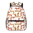 thumbnail image 1 of Balery Dachshund Dog Mochila Escolar Impresa, Mochila Ligera para Viajes Casual, Mochila Duradera y Cómoda Multifuncional, Mochila para Laptop-One Size, 1 of 5