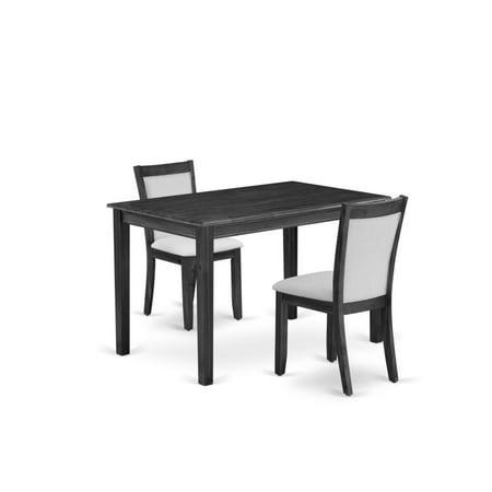 East West Furniture 3 Piece Dining Room Furniture Set Contains a Rectangle Dinette Table East West Furniture 3 Piece Dining Room Furniture Set Contains a Rectangle Dinette Table