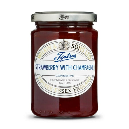 Tiptree Strawberry and Champagne Preserve, 12 Ounce Jar
