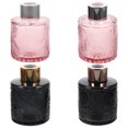 thumbnail image 4 of MasteelfCA 4pcs Embossment Aromatherapy Containers Glass Aroma Bottles Dry Flower Holder, 4 of 8