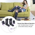 thumbnail image 3 of Noref Air Compression Leg Massager Electric Circulation Leg Wraps For Foot Ankles Calf Therapy, Air Compression Massager, Air Compression Leg Massager, 3 of 8