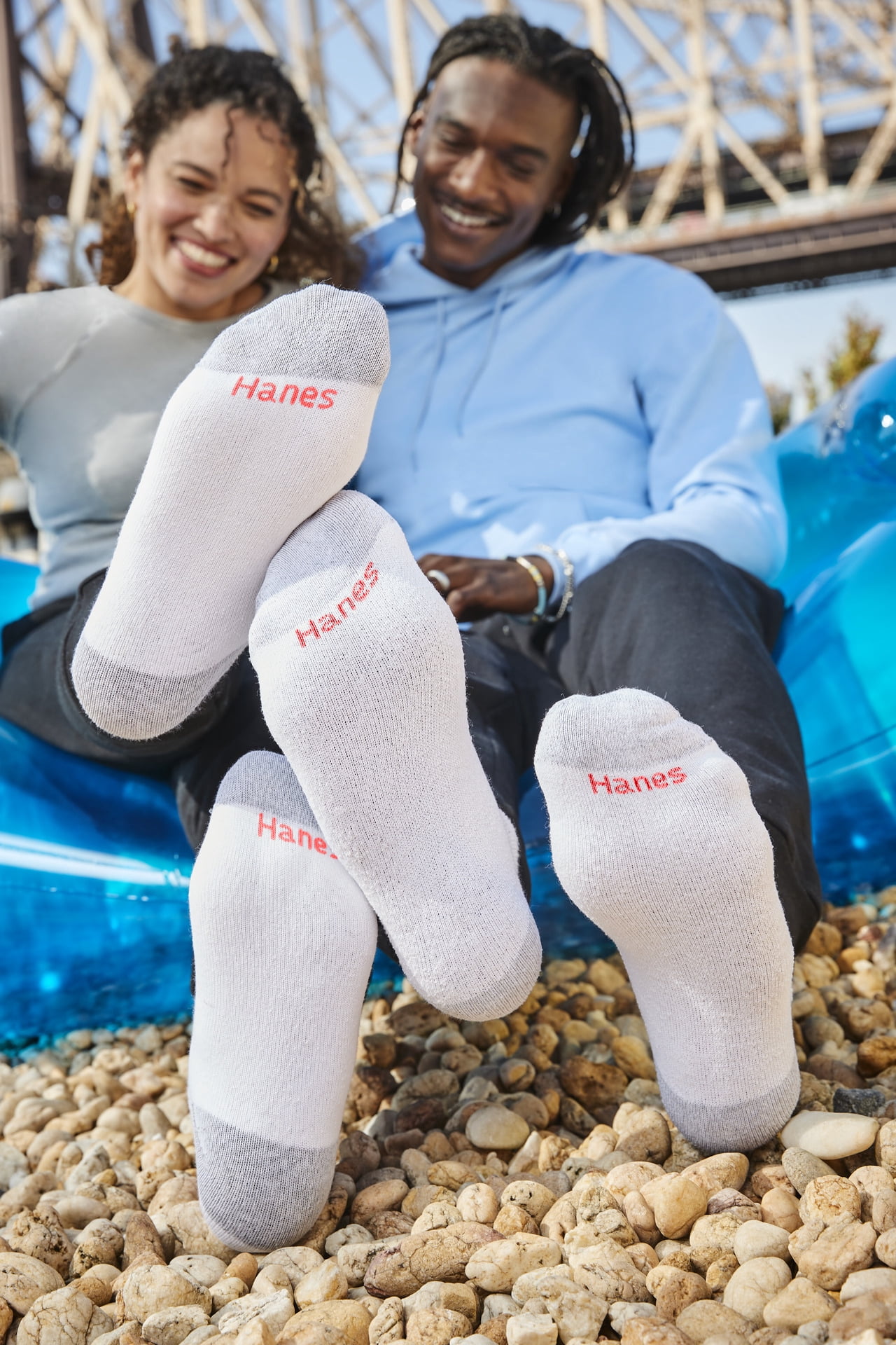 Hanes Men's Double Tough Durability Ankle Socks, 12-Pack, Size 6-12