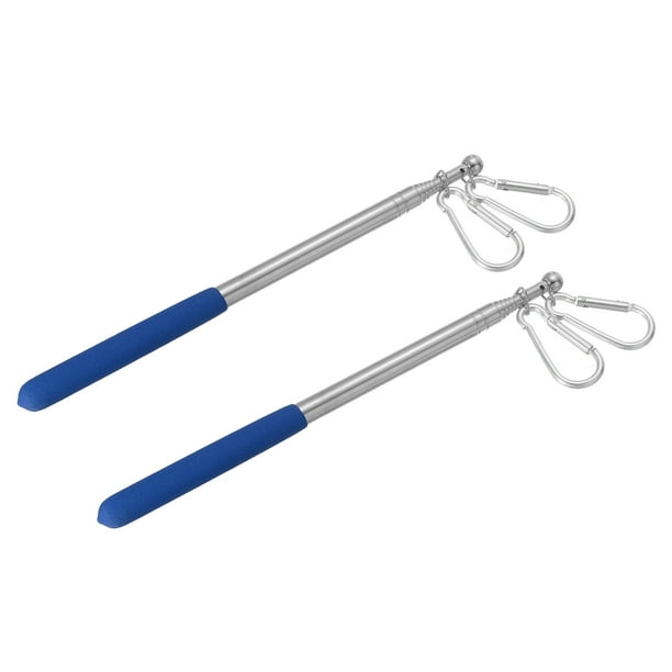 Unique Bargains 3.9ft Telescopic Handheld Flagpoles Tour Guide Flag