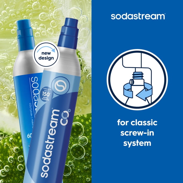 Sodastream 60L Co2 Exchange Carbonator, Set of 2, Plus $15 Walmart