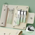 thumbnail image 1 of Ensemble de Manucure Pédicure Portable 6 Pcs Kit de Coupe-Ongles en Acier Inoxydable Outils de Soins Personnels, 1 of 6