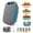 Blue Gray, variant on Collapsible 9-in-1 Chopping Board Colander Basket Blue Green For Camping Kitchen