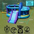 thumbnail image 2 of Sportspower™ Casa de Rebote Inflable para Niños con Juego de Whack-A-Play y Aro de Baloncesto / 12,4' x 6,9' x 12,2' / Hamaca Certificada ASTM / Garantía de por Vida con Soplador de 750W, 2 of 5