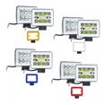 thumbnail image 1 of Par Faros 16 Led Auxiliar Fija Estrobo Auto Moto Arillo Gelf, 1 of 8