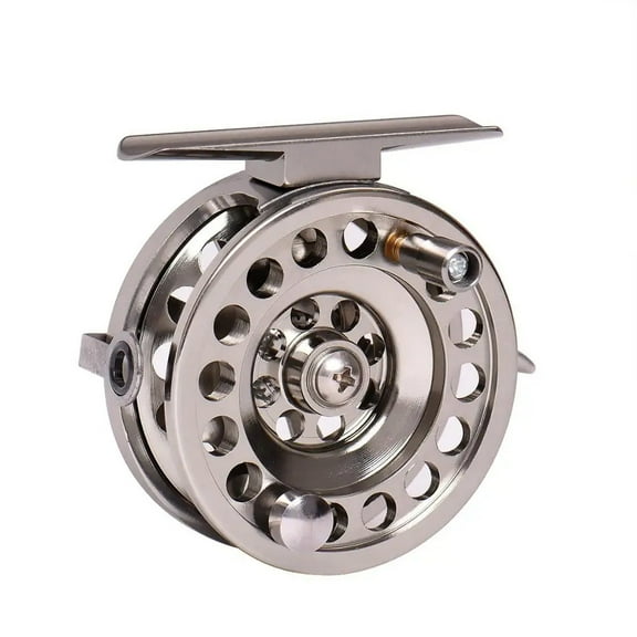 Metal Aluminum Alloy Fly Fishing Reel for Lake Saltwater Baits Casting Tackle Winter Ice Fishing Reels 1:1 Fish Cast Drum Wheel