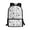 Bee and Flower Pattern, variant on Uourmeti Salamander Mathematical Design Pattern Backpack for Travelers, 17 Inchs Smooth Zipper Spacious Compartment School Backpack for Shopping Work