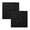 Black, variant on GroundSmart 16" x 16" x 3/4" Gray Dual-Sided Rubber Garden Patio Paver, 9 Pack