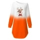 thumbnail image 4 of Vestido de jersey con cuello redondo y manga larga con estampado navideño a la moda para mujer Pompotops hdfakjf4848, 4 of 5