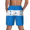 thumbnail image 2 of Mens Honduran Flag 2 in 1 Quick Dry Swim Trunks with Compression Liner Beach Shorts, 2 of 6