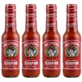 thumbnail image 1 of Melinda’s Scorpion Pepper Hot Sauce - Gourmet Scorpion Hot Sauce - Made with Trinidad Moruga Pepper, Carrots, Onion & Lime Juice - Keto, Vegan, Gluten Free - 5oz, 4 Pack, 1 of 5