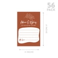 thumbnail image 5 of Koyal Wholesale Terracotta Wedding Advice & Well Wishes Guest Book Cards for Bride and Groom, 56 Pack, 5 of 5