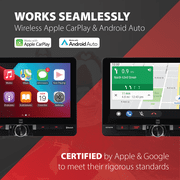Dual Electronics DCPA81W 8 Single/Double DIN Car Stereo, Wireless Apple CarPlay Android Auto