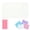 White, variant on Erasable Badge Sticky Notes, Reusable Silicone Vertical Badge Buddy, Ballpoint Pen Write & Alcohol Wipeable Notepad for Nurses Doctors, 4.7"x2.8"(v-Purple, 1pc)