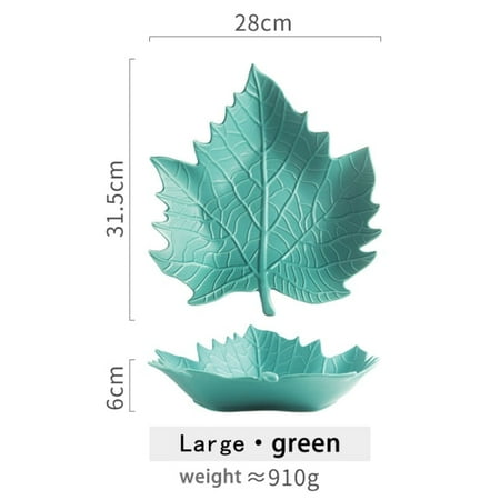 

Livesture Dessert Table Decoration Candy Plate Green Large