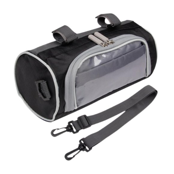 Bolsa Para Manillar De Bicicleta, Bolsa De Hombro Para Hombre, Bolsa Cilíndrica, Bolsa Frontal