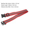 thumbnail image 2 of Uxcell Reflective Belt Bands 24x1.6 Inch Strip High Visibility Reflective Running Gear for Cycling Walking Red, 2 of 5