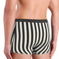 thumbnail image 4 of Men's Boxer Briefs, Black And White Thick Stripes Soft Comfy Mens Underwear Boxer Briefs Breathable With Widen Waist, 4 of 7