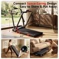 thumbnail image 6 of Folding Treadmill with 13% Incline for Home, Walking Pad with Adjustable Handlebars, 300 lb Capacity, Shock Absorbing Running Belt, No Assembly Required, 6 of 6