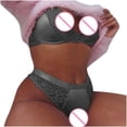 thumbnail image 4 of Chaleco de encaje de moda para mujer Malla hueca Transparente Push Up Ropa interior sexy Lencería Fridja  nalpqowj10866, 4 of 6