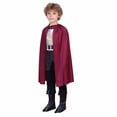 thumbnail image 4 of Big Kids Four-Piece Outfit King Stage Performance Graphic Tops Pants And Blet Cape Big Boy Outfits Kids Clothes Size 9-10T, 4 of 9