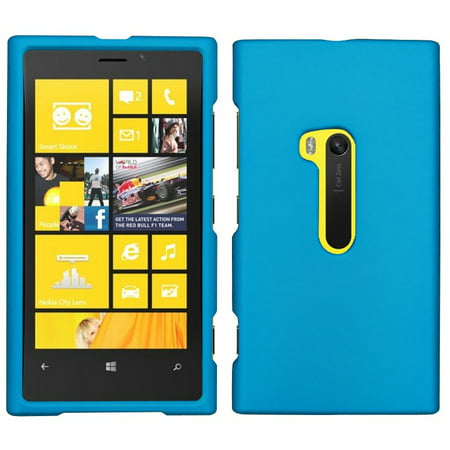 Lumia 920 Case, INDIGO BLUE RUBBERIZED HARD SHELL CASE COVER FOR NOKIA LUMIA