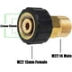 thumbnail image 2 of Accesorio para lavadora a presión, M22 x 15 mm hembra a M22 x 14 mm macho Acoplador rápido Adaptador para lavadora a presión Piezas Ormromra WMJ-0398, 2 of 2