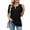 Black, variant on TODOZO Basic Tops for Women Pack 2025 Womens Tops Shirts for Women Trendy Casual Tshirts Shirts for Women Casual Crew Neck Short Sleeve Pleated Tops Tunic Blouses Fashion Clothes 2025 Black L