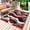 Red, variant on Red Stripe Outdoor Rug 5x7 Ft - Reversible Patio Rug Outdoor Camping Rugs, Grey White Ombre Geometric Modern Abstract Washable Indoor Outdoor Area Rugs, Non-Slip Outdoor Carpet Runner for Deck/Porch