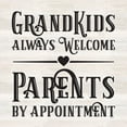 thumbnail image 2 of Reed, Tara 26x26 Black Ornate Wood Framed with Double Matting Museum Art Print Titled - Grandparent Life X-Parents by Appointment, 2 of 4