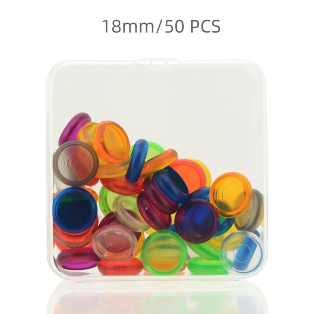 50 Stück Kunststoff Expander Discs Bindung DIY Notebook Briefpapier Accs 18mm 