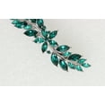 thumbnail image 5 of Faship Gorgeous Green Rhinestone Crystal Small Floral Hair Barrette Clip, 5 of 5