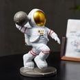 thumbnail image 2 of de , Estatua de , Decoración de Personaje de Escritorio, Decoración para Tarta, 2 Uds. Macarena Figuras de astronauta de resina, 2 of 3