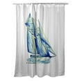 thumbnail image 1 of Betsy Drake SH260 Rideau de Douche à Voile Bleu 70 x 72 Po, 1 of 1