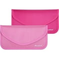 thumbnail image 6 of Signal Blocking Bag, 2 Pack RFID Faraday Bag Shield Pouch Cage Box Wallet Case for Cell Phone and Car Key FOB, Privacy Protection, Anti-Hacking - Pink & Hot Pink, 6 of 13