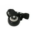 thumbnail image 2 of FixtureDisplays® 2 Inch 88 lbs Capacity PU Stem Wheel M8X15 Stem 360 Degree Rotation Swivel Furniture Caster Black Stem Wheel Locking Castor 88 lbs Load Capacity Each Stem Wheel 400850-4PK, 2 of 7