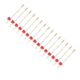 thumbnail image 1 of Ice Fishing Rod Top Tip,15pcs/set Mini Winter Ice Fishing Tackle Winter Fishing Pole End Professional Grade, 1 of 8
