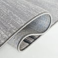 thumbnail image 5 of SAFAVIEH Odyssey Dzvonko Modern Area Rug, Grey/Black Ivory, 6'7" x 6'7" Round, 5 of 8