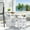 White, variant on Navy Blue Metal Table - Modern Iron Cut Design, Powder-coated Frame, Instant Setup Tables Ornament In Blue, Ready To Place
