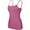 Fuchsia, variant on Charmo Camisole for Women with Built-in Shelf Bra Adjustable Strap Modal Cami Tank Tops