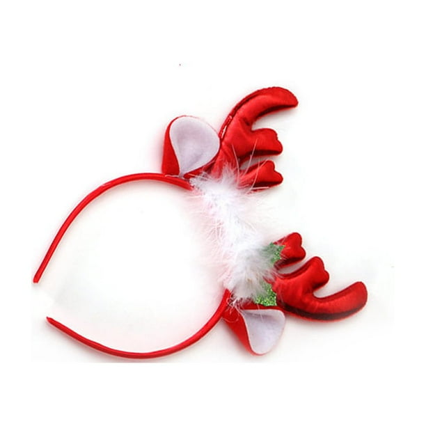Diadema de Navidad Injueey Adorno de vestir rojo para adultos y Niños