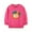 Pink, variant on Xmyrz Halloween Cute Hoodies For Teen Girls Cartoon Print Outgoing Fitted Round Neck Sports Long Sleeve Embroidery Cute Sweatshirts Toddler Sweatshirt