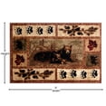 thumbnail image 7 of Flash Furniture Vassa Rectangular Rustic Brown Area Rug, 6' x 9', 7 of 7