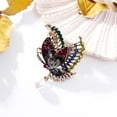 thumbnail image 6 of Tnobhg Butterfly Faux Pearl Brooch Rhinestone Sweater Pearl Corsage Metal Collar Pin Fashion Clothing Dress Hat Jewelry Accessories, 6 of 7
